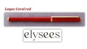Stylo à bille Elysée Laque rouge corail - Photo 1/11