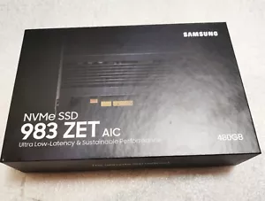 480GB Samsung SSD PCIE 983zet MZ-PZA480BW SLC/10DWPD Solid State Dirve SLC - Picture 1 of 3