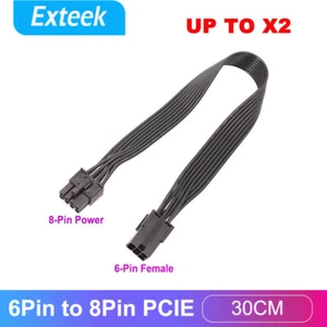 30CM 6-Pin to 8-Pin PCI Express Power Converter Cable for GPU Video Card PCIE - Picture 1 of 7