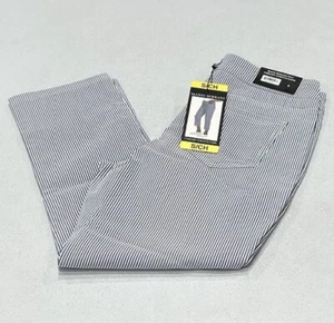 Mario Serrani Women's Comfort Stretch Carpi Pants, Blue / White, Size S - Picture 1 of 5