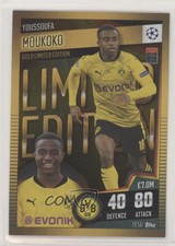 2020-21 Topps Match Attax 101 Limited Edition Gold Youssoufa Moukoko Rookie RC