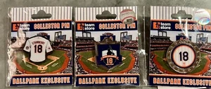 NY METS DARRYL ERDBEERE PIN SET #18 TRIKOT NUMMER RÜCKSTAND 6/1/2024 CITI - Bild 1 von 6