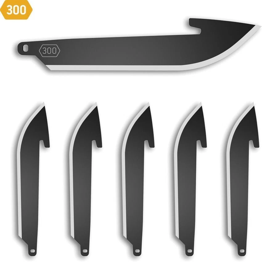 Outdoor Edge 6pk Razor Safe Replacement Sheepsfoot Blades 420J2 Stainless Steel - Image 1 of 1