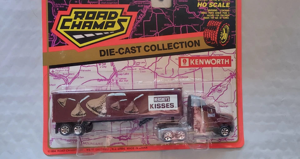 Semirremolque Road Champs Hershey's Kisses Kenworth 1994 nuevo en stock Foto 1 de 1