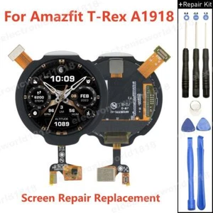 Display für Amazfit T-Rex A1918 GPS Uhr LCD OLED Bildschirm Ersatzteile Neu - Bild 1 von 3