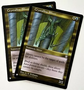X2 MTG Stronghold (STH) Crystalline Sliver - NM - Common - The List - Picture 1 of 2