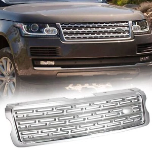 Front Bumper Upper Grille Chrome For Land Rover Range Rover Vogue L405 2013-2017 - Picture 1 of 13