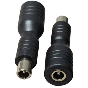 Conector macho DC 8,0 x 1,6 mm a conector adaptador de alimentación hembra de 5,5 x 2,1 mm para computadora portátil - Imagen 1 de 7