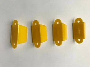 Set of 4 Yellow  Single Sided Pinball Lane Guides 2 1/8 inch NEW    - Picture 1 of 3