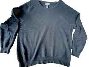 Lands’ End Men’s 100% 2Ply Cashmere Crewneck Sweater Size Large Soft Luxurious - Picture 1 of 5