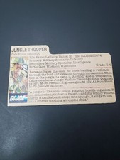 gi joe recondo 1984 file card