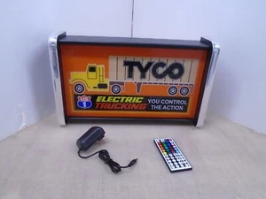 Tyco US-1 Electric trucking Slot car Store /Rec Room Light Up Display SIGN - Picture 1 of 5