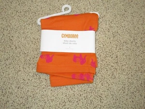 NWT NEW GYMBOREE BATIK SUMMER ELEPHANT ORANGE PINK BIKE SHORTS SIZE 5 - Picture 1 of 1