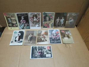 FANTAISIES enfants ensemble de 12 cartes Belle Epoque - Picture 1 of 1