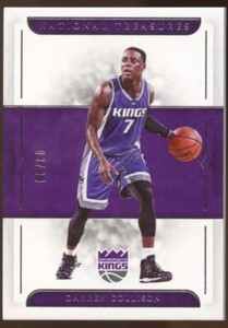 2016-17 National Treasures #67 Darren Collison 03/99 SAC KINGS