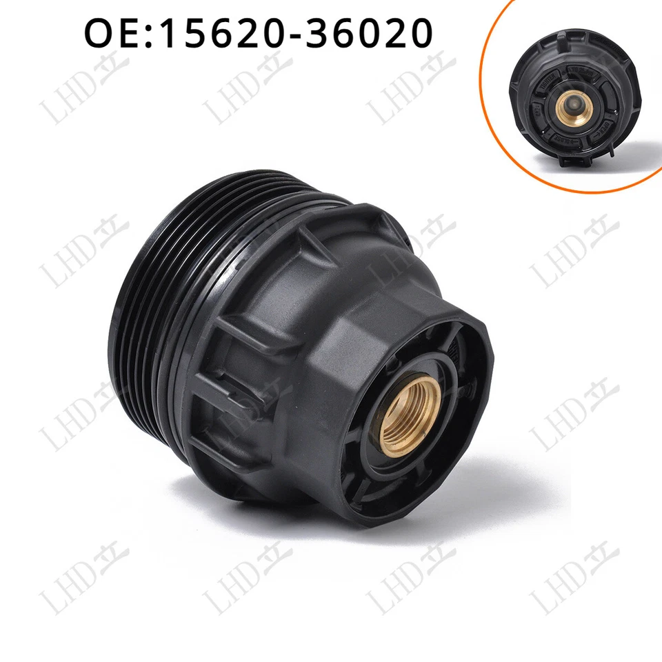 Soporte de tapa de carcasa de filtro de aceite de motor de 1 pieza 15620-36020 para Toyota Lexus Scion Foto 1 de 4