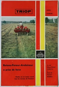 prospectus brochure Triop rateau faneur andaineur Cogeai agricole tracteur - Picture 1 of 1