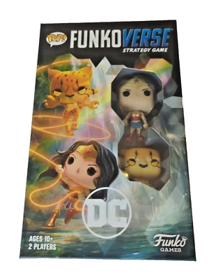 Funkoverse Strategy Game DC - Wonderwoman & Cheetah - 2 Players - New & Sealed - Image 1 of 4