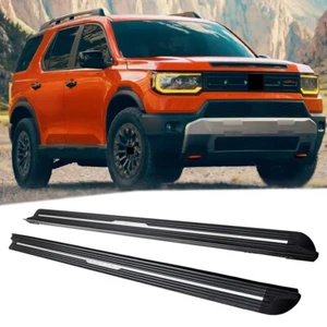 Black Fixed Running Boards fits for Honda Passport 2025 2026 Side Steps Nerf Bar - Picture 1 of 12