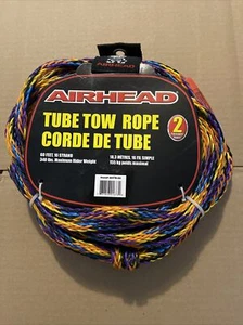 AIRHEAD AHTR-60 2 Rider Tube Tow Rope, New - Picture 1 of 6