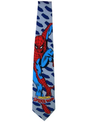 Spider-Man Men's Tie Classic Heroes John Romita Art Marvel Comics Disney New - Image 1 of 4