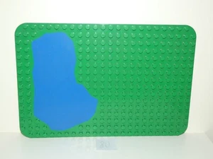 Lego duplo platte 16x24 grün blau Teich wasser (NR.80) 2. WAHL - Bild 1 von 2