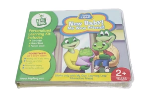 NEW LEAP FROG MY OWN LEARNING LEAP NEW BABY! MY NEW FRIEND! Cartridge+Board Book - Picture 1 of 5