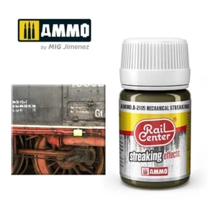 Ammo MIG R-2105 Riel de rayas mecánicas Centro Efectos de rayas 35 ml Botella T - Imagen 1 de 17