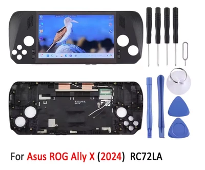 OEM Display Touch LCD Screen Digitizer Frame For Asus ROG Ally X (2024) RC72LA - Image 1 of 4