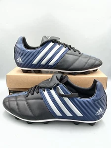 New Adidas X-1 Fg Football Boots 676801 Black/Blue UK 10 Vintage New - Picture 1 of 9