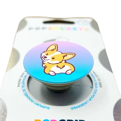 PopSockets PopGrip Premium Phone Grip & Stand - Cheeky Corgi - Image 1 of 3