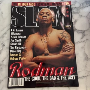 SLAM Magazine #16 Dennis Rodman March 1997 Chicago Bulls No Label; Crease Cover - Picture 1 of 4