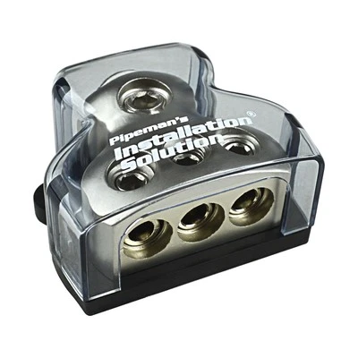 0GA/4GA Input To (3) 4GA/8GA Output Power Distribution Block IS-1034 Audiopipe - Image 1 of 4