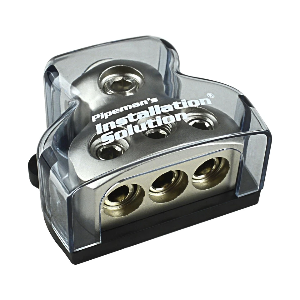 0GA/4GA Input To (3) 4GA/8GA Output Power Distribution Block IS-1034 Audiopipe - Image 1 of 4