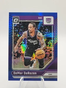 🔥2024-25 Donruss Optic Demar DeRozan Blue Hyper Prizm #/175 Kings #218🔥 - Picture 1 of 4
