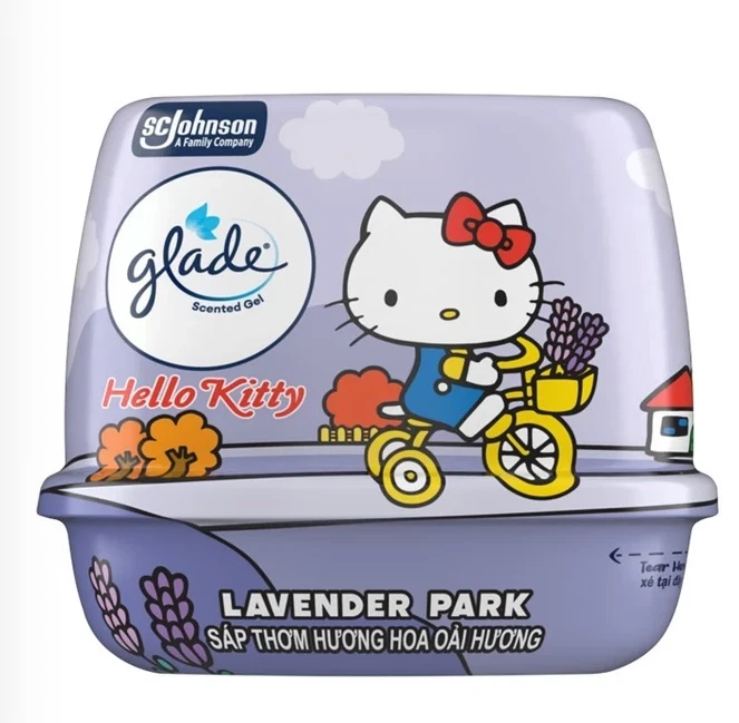 Glade Hello Kitty Scented Gel Lavender Park 180g Air Freshener - Image 1 of 1