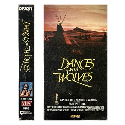 Dances With Wolves (VHS, 1990) Kevin Costner - NEW SEALED - Image 1 of 4