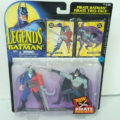 Boneco de ação Kenner Legends Of Batman pirata Batman duas faces 1995 NOVO - Imagem 1 de 4