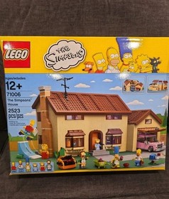 LEGO The Simpsons House 71006 Complete Boxed Set 2523 Pieces Homer Bart Marge