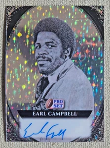 2025 Leaf Pro Set Earl Campbell Potraits Auto /10 - NFL HOF - Picture 1 of 4