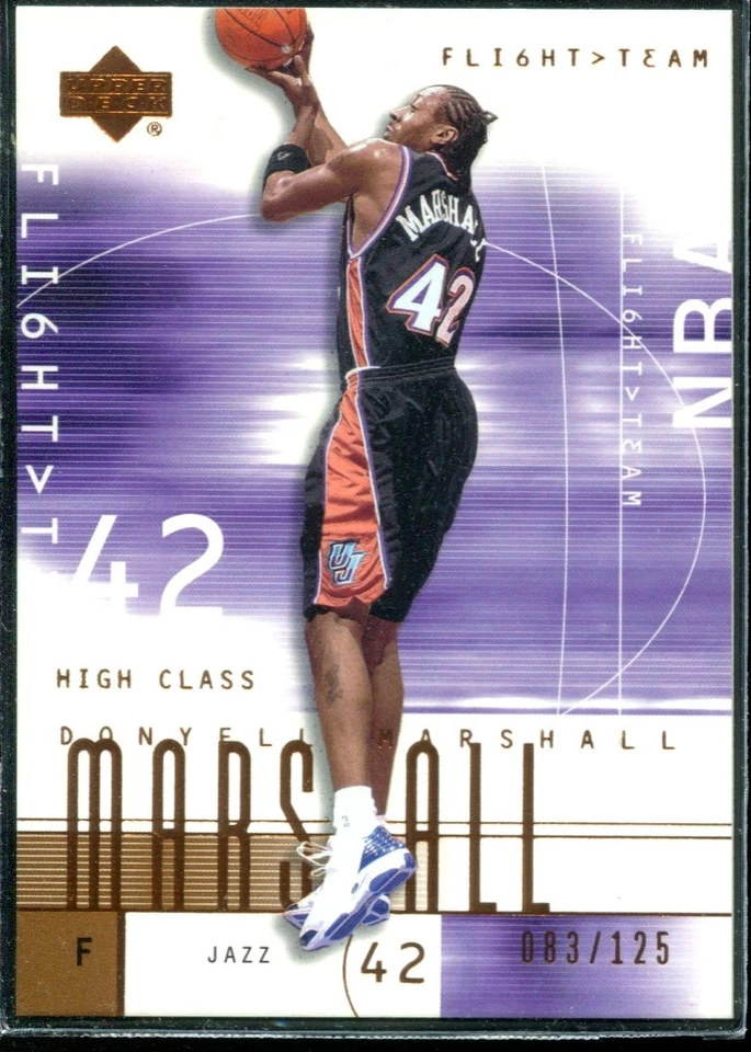 2001-02 Upper Deck Flight Team Copper #40 Donyell Marshall Card /125  - Image 1 of 1