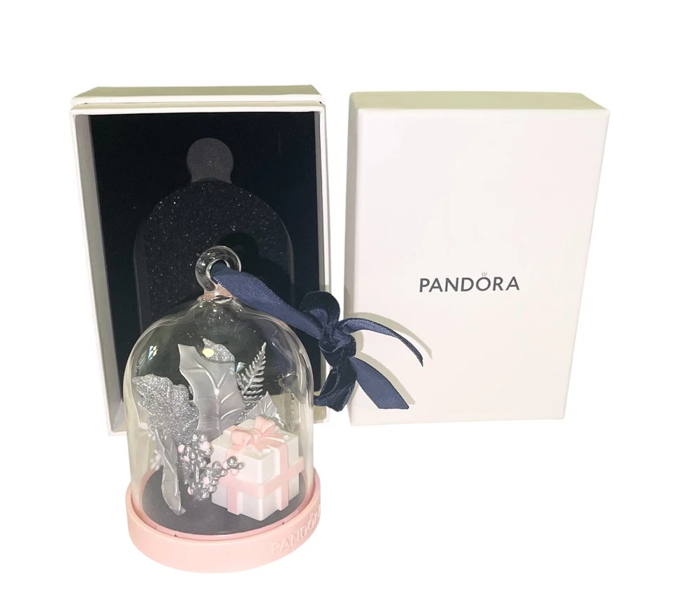 Pandora Edición Limitada Winter Wonderland 2019 Copo de Nieve Tono Plata Dije Adorno Foto 1 de 4