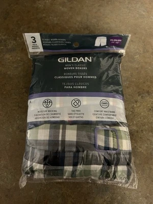 Paquete de 3 calzoncillos boxer de algodón premium suaves tejidos para hombre Gildan, 2XL Foto 1 de 2