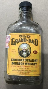 Alte Grand Dad Half Pint Whisky Flasche 1944 Illinois Vintage - Bild 1 von 16