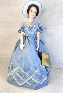 Bambola di porcellana Franklin Heirloom Via col vento Melanie Wilkes 1986 - Foto 1 di 24