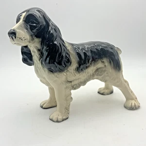 Vintage Ceramic Porcelain Cocker Spaniel Dog England 18cm X 23cm - Picture 1 of 10