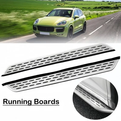 Tabla de correr apta para Porsche Cayenne 92A 2011-2018 peldaños laterales barras Nerf Foto 1 de 4