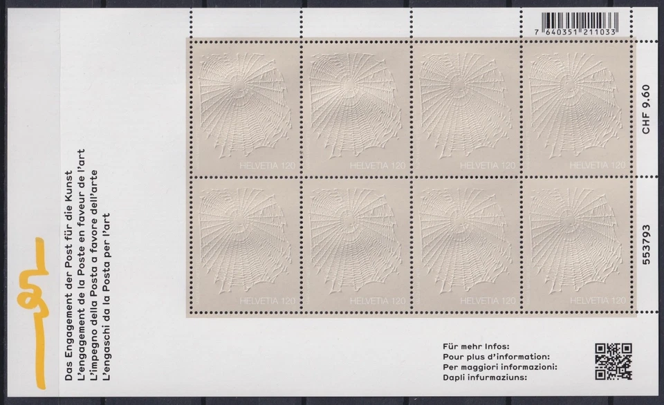 Switzerland 2025 Art, Unusual stamps MNH** - Image 1 of 1