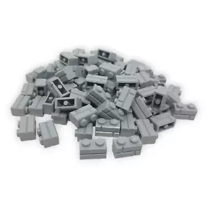 100 LEGO Mauerstein Ziegelstein Profillstein 98283 Hellgrau Light Bluish Gray - Bild 1 von 4