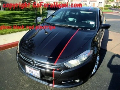 Calcomanía gráfica a rayas de vinilo para carreras Dodge DART NEON AVENGER 5" + 1/2" 20 PIES Foto 1 de 4